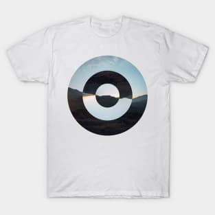 Abstract Circle Sunset T-Shirt